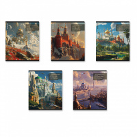 Тетрадь А5 48л кл. Erich Krause "Russian Galaxy", матовая ламинация+выборочный УФ-лак MIX-PACK