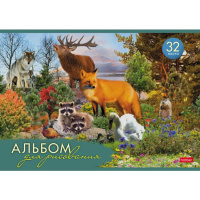 Альбом А4 32л скоба "Давай дружить"  пл. 100 гр/м