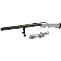 Ручка шар. deVENTE. Sniper rifle с LED-подсветкой 0,7мм, синие чернила, корп. ассорти