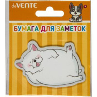 Бумага с липким краем  20л, фигурная Lying Animals, ассорти