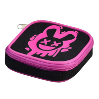 Кошелек (95*95*25) молния, х/б ткань "Гоу крейзи крол"