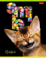 Тетрадь А5  80л кл. Hatber "Улыбнись!" выб.лак.*