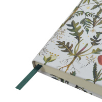 Записная книжка А6 100л. 7БЦ "Megapolis journal. Flora. Луговые травы" лин., резинка, кармашек