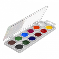 Акварельные краски 12цв. Erich Krause Road Beast пласт. упак.