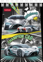 Блокнот А7  40л гребень "Авточемпион" клетка