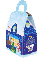 Коробка для конфет 1000гр "Резиденция Дедушки" домик