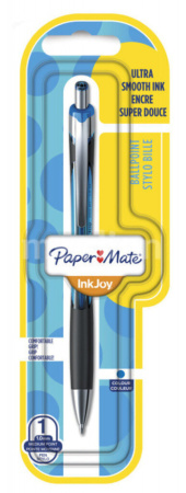 Ручка шар. Paper Mate INKJOY550"  автомат, синяя   1мм, рез.грипп, блистер 1шт.