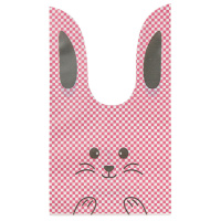 Пакет подар. ПВХ с ушами 10*17см, ассорти