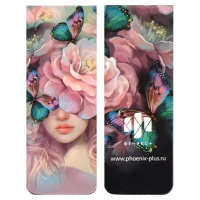 Набор закладок магнитных  2шт., "Девушки" 30*80мм