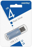 Флеш-драйв   4 GB USB 2.0 Smartbuy V-Cut Blue