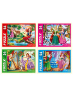 Пазл 54 элемента 18*13см "Страна принцесс"