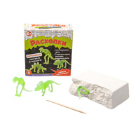 Набор археолога. Набор юного палеонтолога. 3 динозавра, светятся в темноте