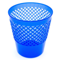 Корзина для мусора сетчатая 12л синяя