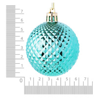 Набор елочных шаров 6см, 6 шт,  6 дизайнов