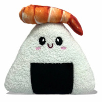 Мягкая игрушка 25см "Онигири с Кревткой"