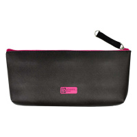 Пенал-косметичка (200*75*20) молния, кожзам "Девочка в очках"