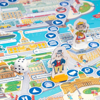 Игра настольная с викториной "Серия Мир на ладони. Пешком по Петербургу" 6+