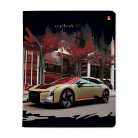 Тетрадь А5 48л кл. Альт "Night rally" гибридн.УФ-лак