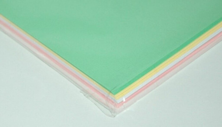 Бумага А4 цветная 100л (4цв. по 25л.) Микс ПАСТЕЛЬ + белая