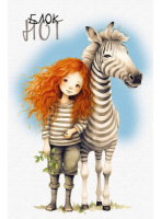 Блокнот А6  32л скоба "Милые друзья" кл.