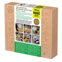 Набор для валяния шерстью "Панда" 7+