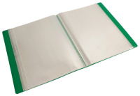 Папка файл А4  30лист 0,50мм, зеленая