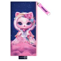 Пенал-косметичка (195*90) молния, микрофибра "Кошка-принцесса"