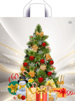 Пакет 42*38см (37мк) с петлевой ручкой "Радость праздника" ПНД