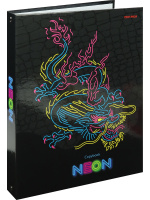 Тетрадь А5  80л кл. на кольцах Проф-Пресс "Neon"