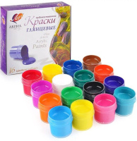 Набор акрил. красок  16 цв.