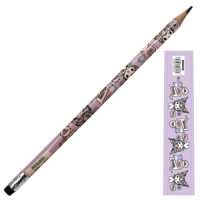 Карандаш ч/гр "Kuromi" НВ с ластиком