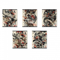 Тетрадь А5 48л кл. Erich Krause "Ink Style" MIX-PACK