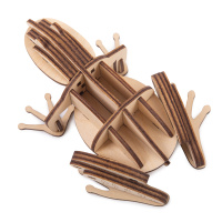 Изготовление модели из дерева "Лягушка" 13*7см