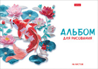 Альбом А4 48л скоба пласт.обл. "Ассорти. Выпуск №1"пл. 100 гр/м