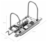 Регистратор А4 50мм, Standart, жёлтый