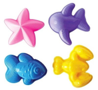 Формочки для песка "Море" 4 шт