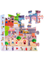 Пазл Виммельбух 24 элемента 32*47см "Город профессий"