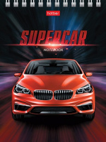 Блокнот А6  40л "Машины", гребень