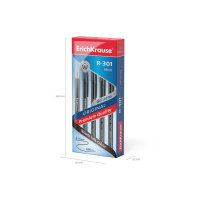 Ручка гелевая EK R-301 ORIGINAL GEL чёрная, 0,5мм