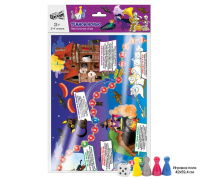 Игра с фишками 600*400 мм "Темной ночью" в пакете 5+