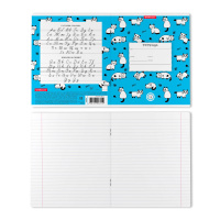 Тетрадь А5 12л лин.  "Cats", голубая