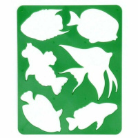 Трафарет "Аквариумные рыбки"