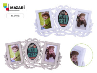 Фоторамка-коллаж пластик  3 фото, 47*26см