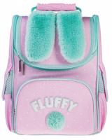Ранец школьный 32*26*13см Hatber BALANCE "Fluffy" полиэстер