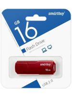 Флеш-драйв  16 GB USB 2.0 Smartbuy CLUE Burgundy