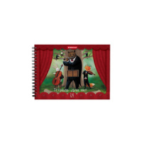 Тетрадь для нот А5, 24л. "Лесной ансамбль", горизонтальная