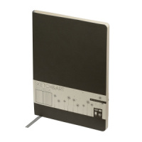 Скетчбук 179*250мм  80л., сшивка, 100гр/м2, "Sketch and Art. Серый"