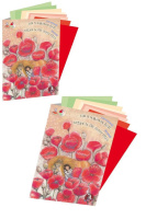 Папка для пастели  А4  8л. 4цв. "Страна чудес" (Сон в маковом поле)