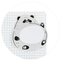 Бумага с липким краем  60л, фигурная "Панда"