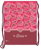 Мешок для обуви 1 отд, 330*420 Кружевные сердца